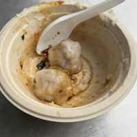 Small dumplings with soy sauce   at All Vegan Dumplings  in Bangkok