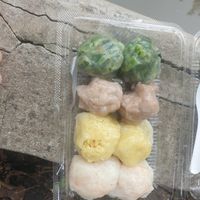 7.5/10 - the garlic and chives were my fave at All Vegan Dumplings  in Bangkok