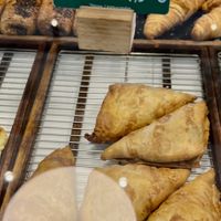 Spinach pie.  at JTR - French Bakery in Santorini