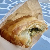 Spanakopita.   at JTR - French Bakery in Santorini