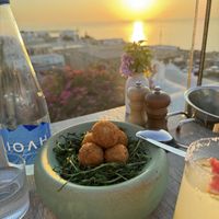 Potato croquettes   at Oia Gefsis in Oia