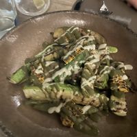 Grilled veggie entree   at Oia Gefsis in Oia