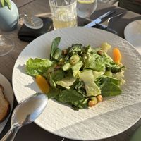 “Green of the Land” salad had great flavor  at Oia Gefsis in Oia