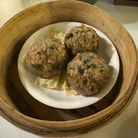 Steamed beef balls with yuba  at Kindness Gather - 慈素小聚 in Kowloon