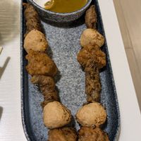 Satay skewers at Kindness Gather - 慈素小聚 in Kowloon