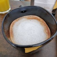 Galão com leite vegetal at Mr Portuguese Bakery in Faro