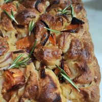 Focaccia at Mr Portuguese Bakery in Faro