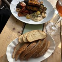 Antipasti plate with Corn Ribs   at die freunderlwirtschaft in Vienna
