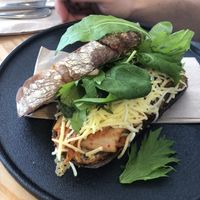 Kimchi toastie (vegan) at Postal Service in Auckland