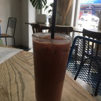 Vegan iced chocolate   at Postal Service in Auckland