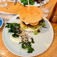 Vegan Burger at Postal Service in Auckland