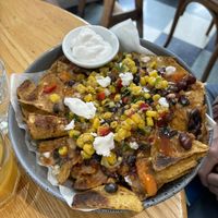 Vegan nachos at Postal Service in Auckland