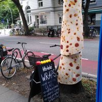 "Gewrappter" Baum... at sour kitchen in Hamburg