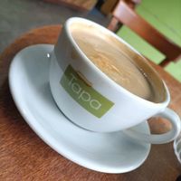 Gorgeous coffee at Tapa Coffee and Bakehouse in Glasgow