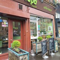 Outside at Tapa Coffee and Bakehouse in Glasgow