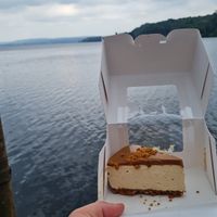Biscoff cheesecake at Nova Bakery in Jonsered