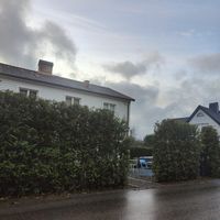 Outside the house at Nova Bakery in Jonsered