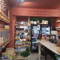 Inside at Mercado Orgânico in Porto