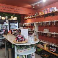 Inside at Mercado Orgânico in Porto