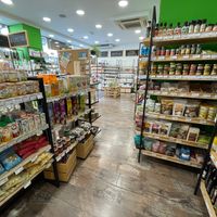 Inside at Zelen Bio Store in Sofia