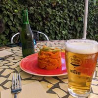 Patatas revolconas at Restaurante la Galana in Avila