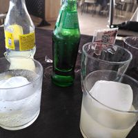 Fanta limon (237ml) and Sprite (200) at Arrocería El Rek in Valencia