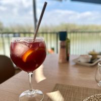 ‘Little’ copa de Sangria  at Arrocería El Rek in Valencia