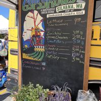 one of many produce stands   at Edmonds Summer Market in Edmonds