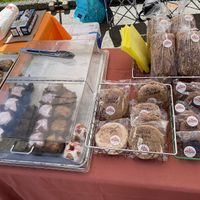 some of the vegan (& gf) baked goods   at Edmonds Summer Market in Edmonds