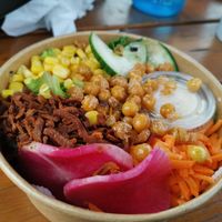 Buddha Bowl at Zèle Café in Pohenegamook
