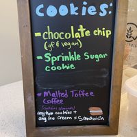 vegan (& gf!) cookie  at Swanky Scoop in Woodinville