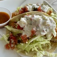 “Fish” tacos  at Gorganson's in Pomona