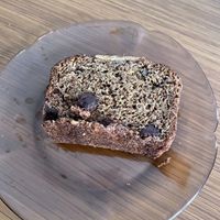 Banana breadd  at Ruda Café in Madrid