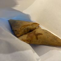 Their samosa with a lentil filling   at Gwada - ጓዳ in North London