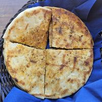Greek pita bread at Empona's View in Rhodes