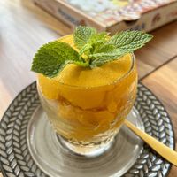 Mango Sorbet  at Ristorante Pizzeria König in Sindelfingen