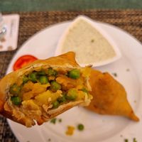 Samosafüllung at Restaurant Glashaus in Trier