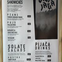 Vegan sandwich and vegan salad available. Local tap beer. Homemade tonic and kombucha at Divja Jaga in Bohinjsko Jezero