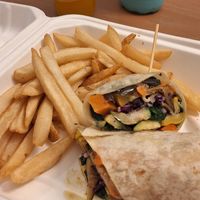 Veggie wrap at Murray‘s Deli in Nassau