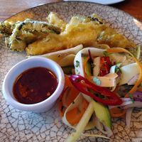 Tempura vegetables (May 2025) at The Old Boat House in Amble