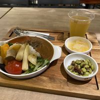 Veg curry set meal - NT$308.  at Currytree - 咖哩樹 台北京站店 in Taipei