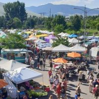 View from the Higgins Bridge at Clark Fork Market in Missoula