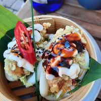 Steamed Bun vegan at SOYO - Restaurant & Bar in Landshut