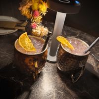 Blue Berry Mule at SOYO - Restaurant & Bar in Landshut