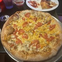 Vegan chicken bacon ranch pizza  at The Pie Underground in Salt Lake City
