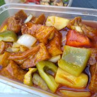 Tofu sweet and sour at Yim Wah Express in Cambridge