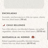 Online menu 3  at Abuelo's in Plano