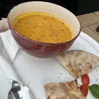 pumpkin soup  at Casalinga in Passau