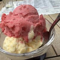 ice "cream" vegan  at Casalinga in Passau