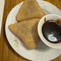 Veggie samosa   at Indian Curry House in Banff